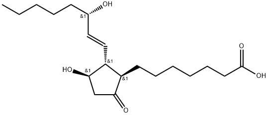 (+-)-Prostaglandin E1 Struktur