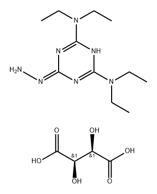 meladrazine (+)-tartrate Structure