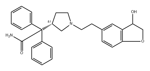 Darifenacin 3-Hydroxy Impurity 结构式