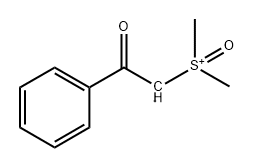 2-(二甲基(氧基)-L6磺胺基亚砜)-1-苯基乙烷-1-酮 结构式
