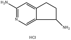 6,7-二氢-5H-环戊二烯并[C]吡啶-3,7-二胺二盐酸盐, 2096419-51-9, 结构式