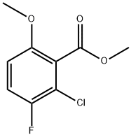 Methyl 2-chloro-3-fluoro-6-methoxybenzoate Structure