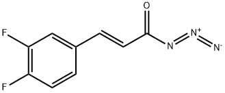 2-Propenoyl azide, 3-(3,4-difluorophenyl)-, (2E)-