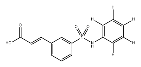 Belinostat Acid-d5 Struktur