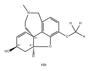 Galantamine-d3 (hydrobromide) Structure