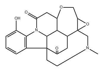 21α,22α-Epoxy-4-hydroxy-19-methyl-21,22-dihydro-16,19-secostrychnidine-10,16-dione 结构式