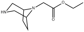 2-(3,8-二氮杂双环[3.2.1]辛-8-基)乙酸乙酯, 22299-11-2, 结构式