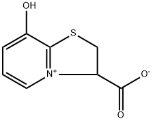 3-カルボキシラト-2,3-ジヒドロ-8-ヒドロキシチアゾロ[3,2-a]ピリジニウム 化学構造式