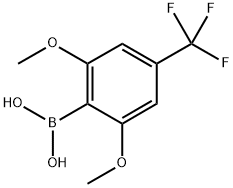 2,6-二甲氧基-4-三氟甲基苯硼酸, 232275-37-5, 结构式
