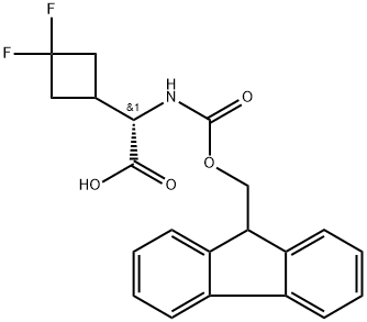 (2S)-2-(3,3-difluorocyclobutyl)-2-(9H-fluoren-9-ylmethoxycarbonylamino)acetic acid