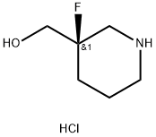 (R)-(3-氟哌啶-3-基)甲醇盐酸盐, 2368910-38-5, 结构式