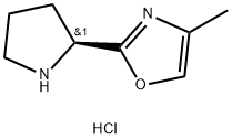 (S)-4-Methyl-2-(pyrrolidin-2-yl)-1,3-oxazole?dihydrochloride Struktur