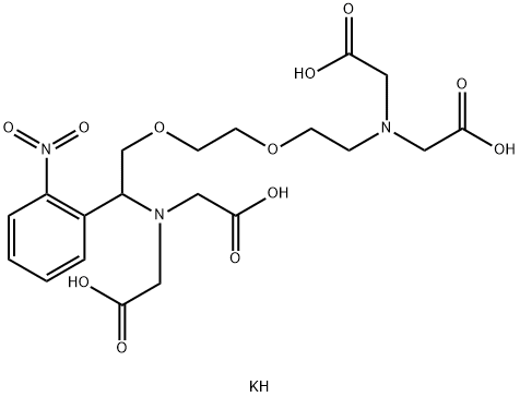 o-ニトロフェニル-EGTA 化学構造式