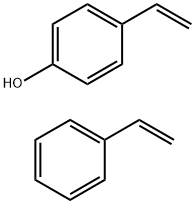 Phenol, 4-ethenyl-, polymer with ethenylbenzene Structure