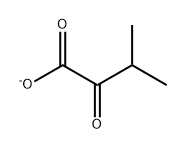 Butanoic acid, 3-methyl-2-oxo-, ion(1-) Structure