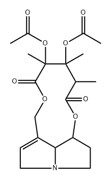 (12R,13R,14R)-12,13-Bis(acetoxy)-14,19-dihydro-20-norcrotalanan-11,15-dione Structure