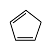 聚环戊二烯, 25568-84-7, 结构式