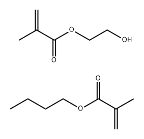 Butyl 2-methyl-2-propenoate polymer with 2-hydroxyethyl 2-methyl-2-propenoate Structure