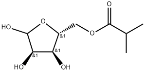 ((2R,3S,4R)-3,4,5-trihydroxytetrahydrofuran-2-yl)methyl isobutyrate Structure
