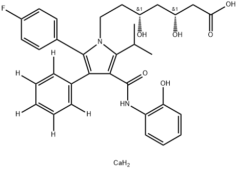 邻羟基阿托伐他汀钙盐, 265989-47-7, 结构式