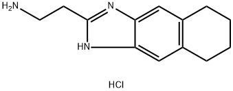2-(5,6,7,8-四氢1H-萘并[2,3-D]咪唑-2-基)乙-1-胺二盐酸盐 结构式