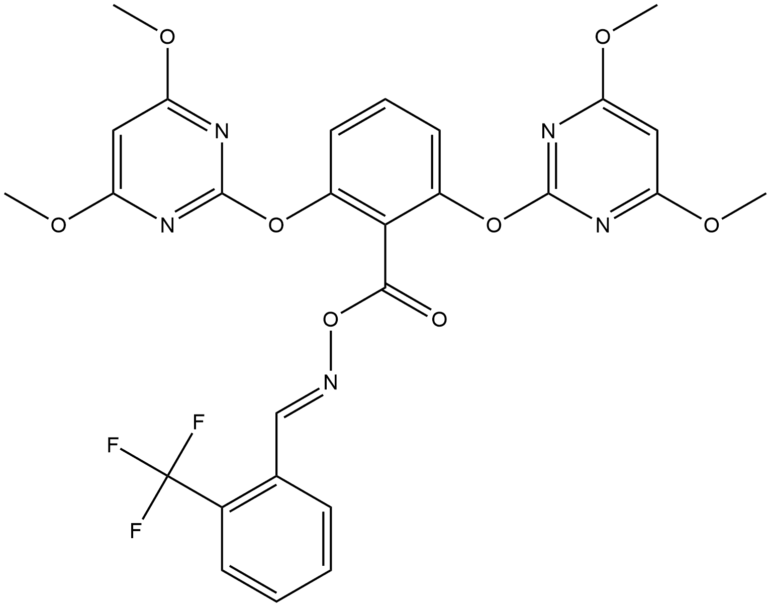 氟嘧啶草醚, 2760545-39-7, 结构式