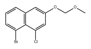 8-溴-1-氯-3-(甲氧基甲氧基)萘 结构式