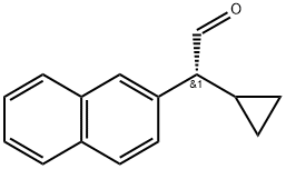 (R)-2-环丙基-2-(萘-2-基)乙醛 结构式