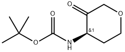 (R)-(3-氧代四氢-2H-吡喃-4-基)氨基甲酸叔丁酯, 2855065-57-3, 结构式