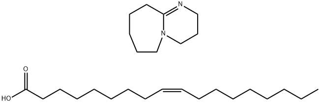 9Z-9-十八碳烯酸与2,3,4,6,7,8,9,10-八氢嘧啶并[1,2-Α]氮杂卓的化合物, 29493-52-5, 结构式