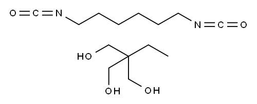 1,3-Propanediol, 2-ethyl-2-(hydroxymethyl)-, polymer with 1,6-diisocyanatohexane Structure