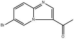 1-(6-溴咪唑并[1,2-A]吡啶-3-基)乙酮 结构式