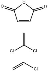 2,5-Furandione, polymer with chloroethene and 1,1-dichloroethene Struktur