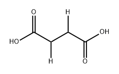 SUCCINIC ACID-2,3-3H 结构式