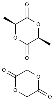 聚(乙交酯-L-丙交酯), 30846-39-0, 结构式
