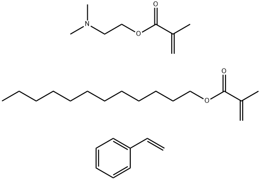 苯乙烯-甲基丙烯酸酯的共聚物 结构式