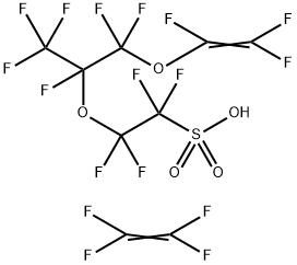 10%ナフィオン™ 分散溶液DE1021 CSタイプ 化学構造式