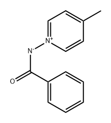 4-Methyl-1-[(α-oxylatobenzylidene)amino]pyridinium 结构式