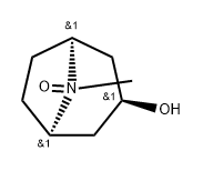 (1β,5β,8-anti)-3α-Hydroxy-8-methyl-8-azabicyclo[3.2.1]octane8-oxide Struktur