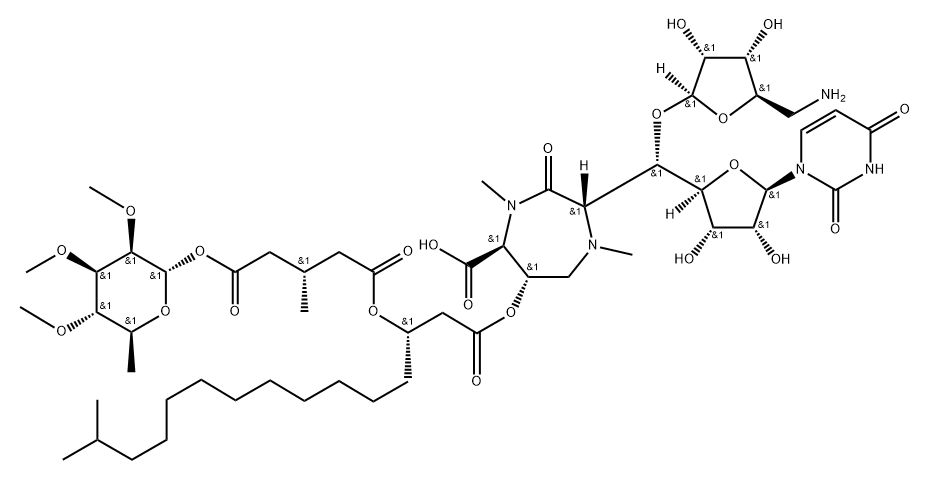 卡普拉霉素, 327164-11-4, 结构式
