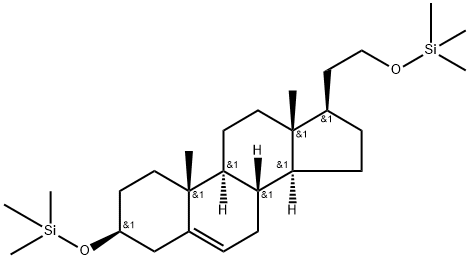 3β,21-Bis(trimethylsiloxy)pregn-5-ene Structure