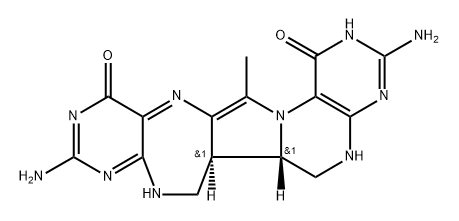 ドロソプテリン 化学構造式