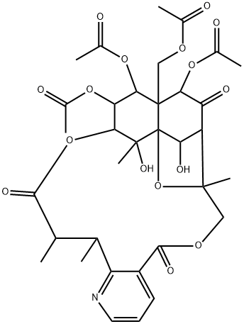 6-O-デアセチルエボニン 化学構造式