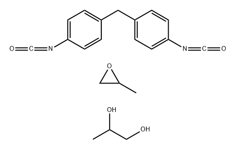Isocyanic acid, methylenedi-P-phenylene ester, polymer with 1,2-propanediol and propylene oxide Structure