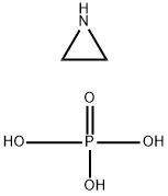Azinridine homopolymer salt with phosphoric acid Struktur