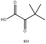 3,3-dimethyl-2-oxobutanoic acid K 结构式