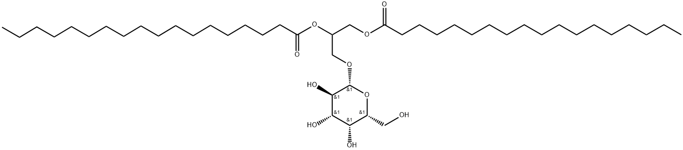 单半乳糖甘油二酯, 41670-62-6, 结构式