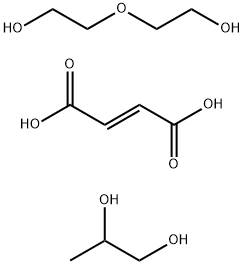 Fumaric acid,polymer with propyleneglycol,and 3-oxa-1,5-pentanediol Struktur