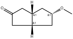 2(1H)-Pentalenone,hexahydro-5-methoxy-,(3a-alpha-,5-bta-,6a-alpha-)-(9CI) Structure