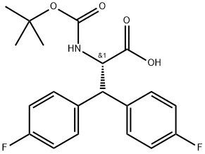 (S)-2-((tert-butoxycarbonyl)amino)-3,3-bis(4-fluorophenyl)propanoicacid